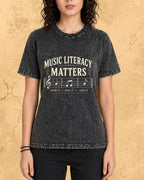 Music Literacy Matters Cotton T-Shirt Billien LLC 