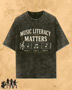 Music Literacy Matters Cotton T-Shirt Billien LLC 