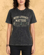 Music Literacy Matters Cotton T-Shirt Billien LLC 