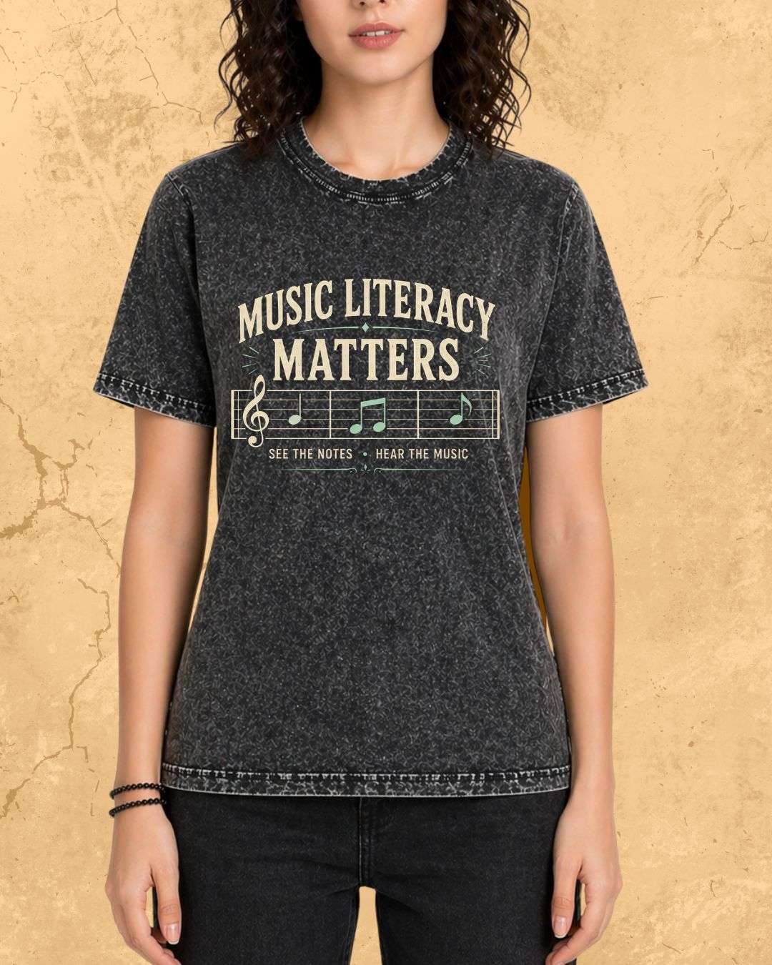 Music Literacy Matters Cotton T-Shirt Billien LLC 