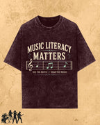 Music Literacy Matters Cotton T-Shirt Billien LLC 