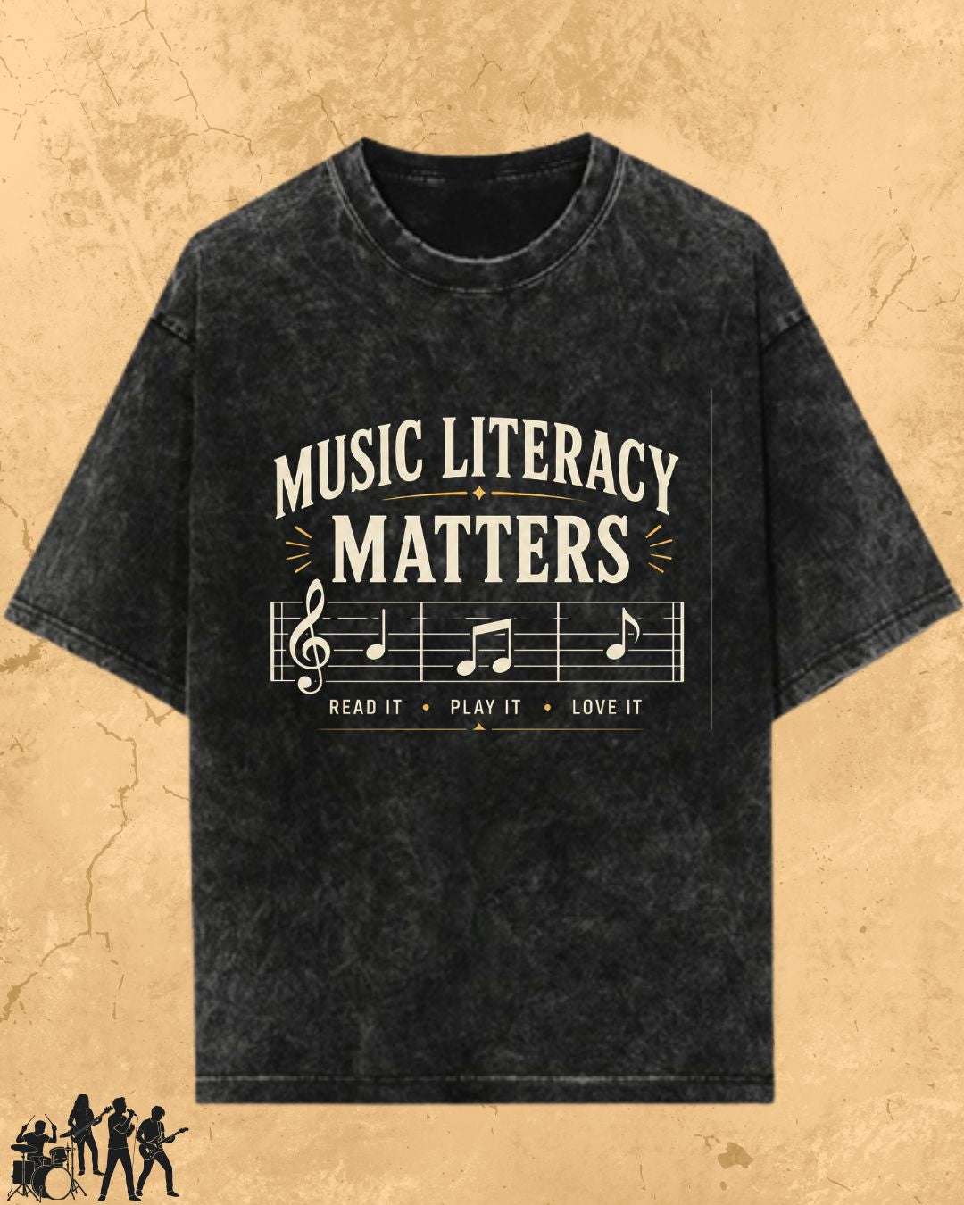 Music Literacy Matters Cotton T-Shirt Billien LLC 