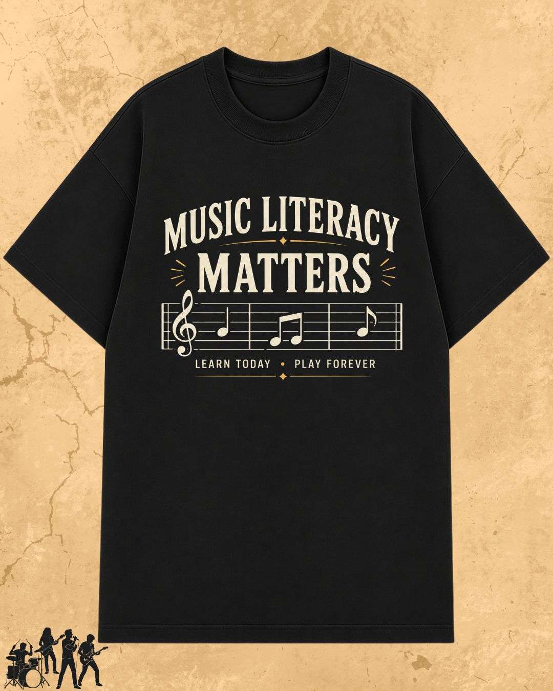 Music Literacy Matters Cotton T-Shirt Billien LLC 