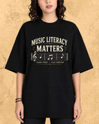 Music Literacy Matters Cotton T-Shirt Billien LLC 