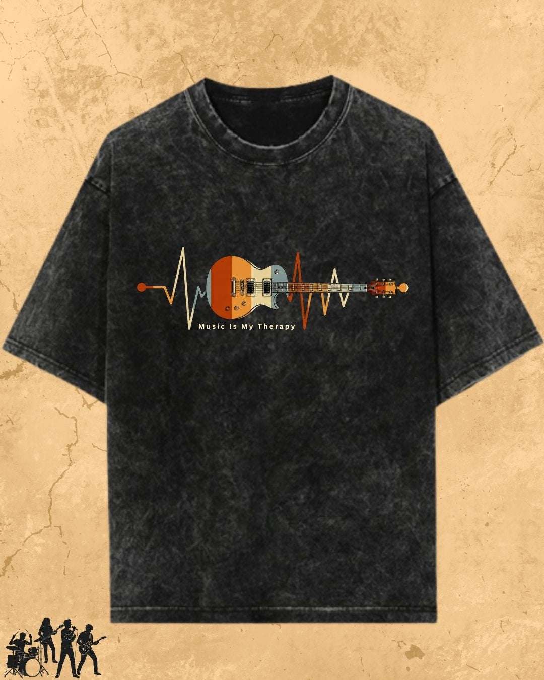 Music Therapy Cotton T-Shirt Billien LLC 