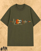 Music Therapy Cotton T-Shirt Billien LLC 