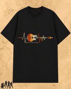 Music Therapy Cotton T-Shirt Billien LLC 
