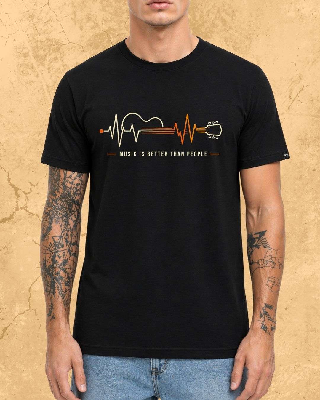 Music Therapy Cotton T-Shirt Billien LLC 