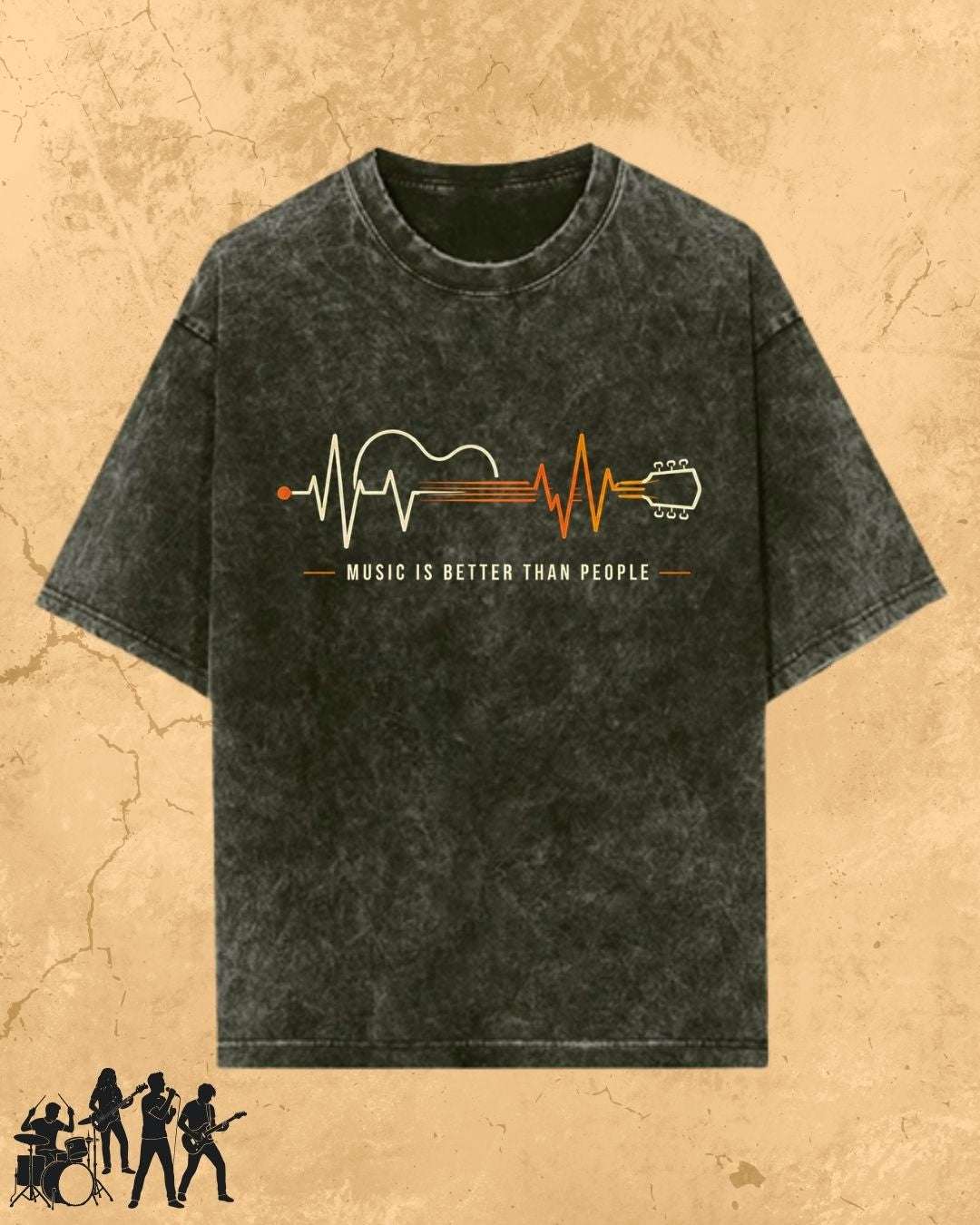 Music Therapy Cotton T-Shirt Billien LLC 