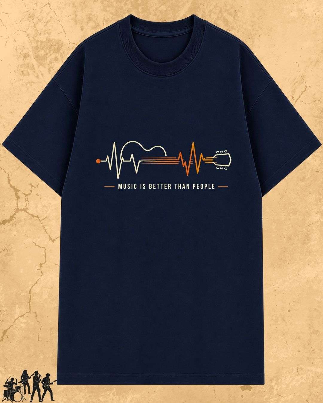 Music Therapy Cotton T-Shirt Billien LLC 