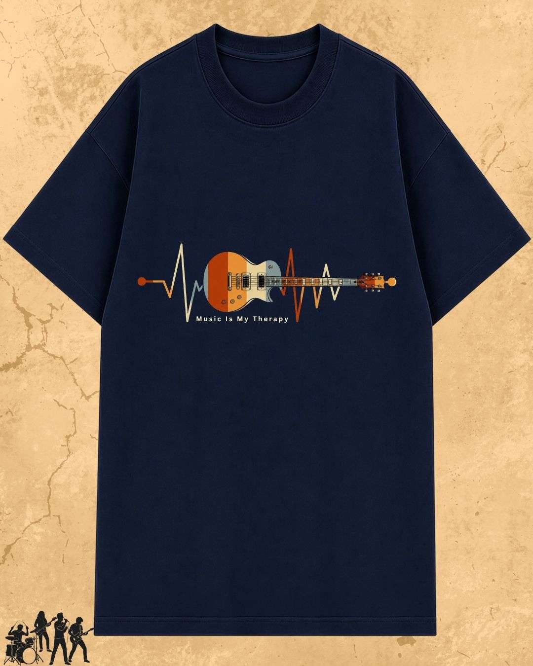 Music Therapy Cotton T-Shirt Billien LLC 
