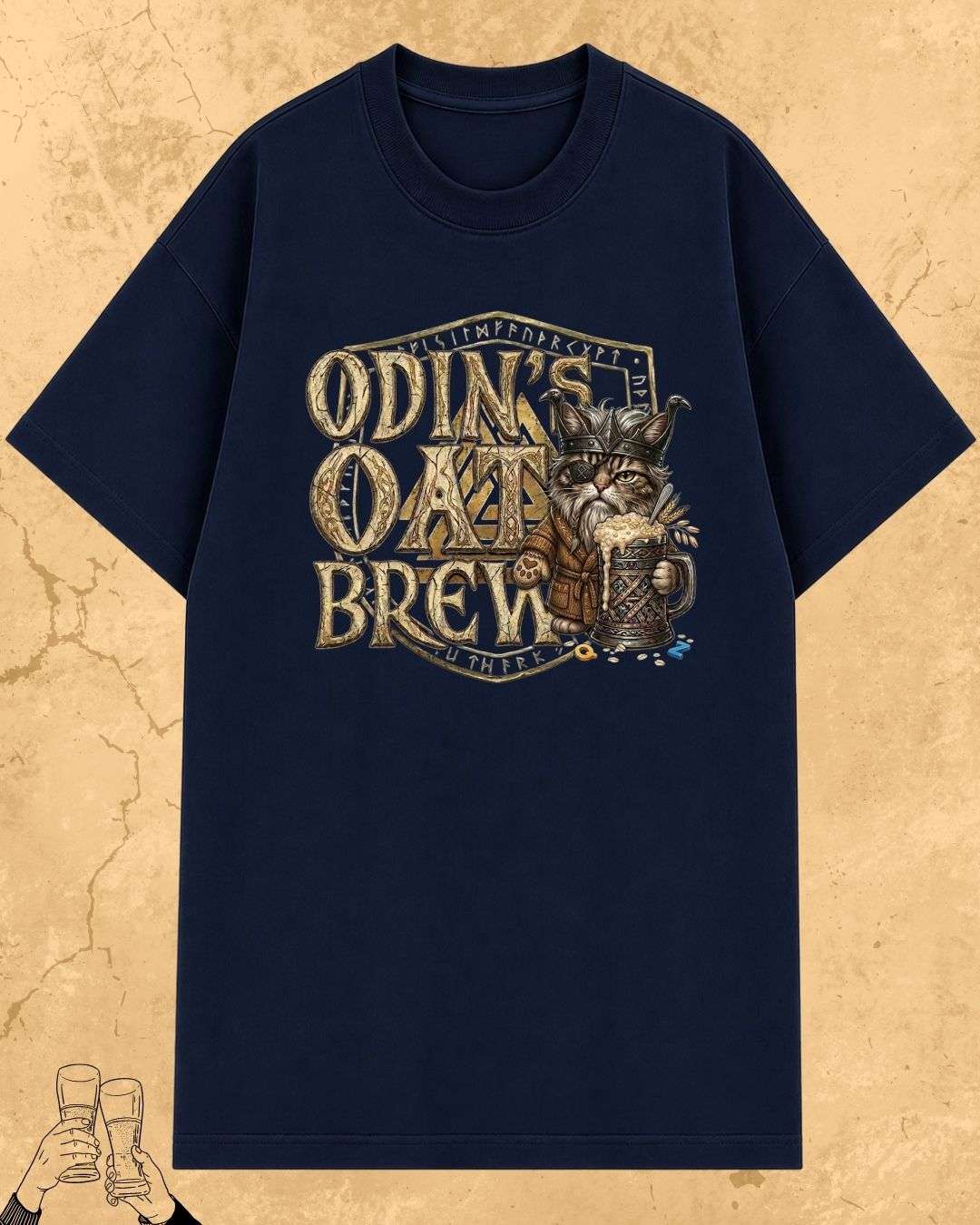 Mythic Beer Warrior Cotton T-Shirt Billien LLC 
