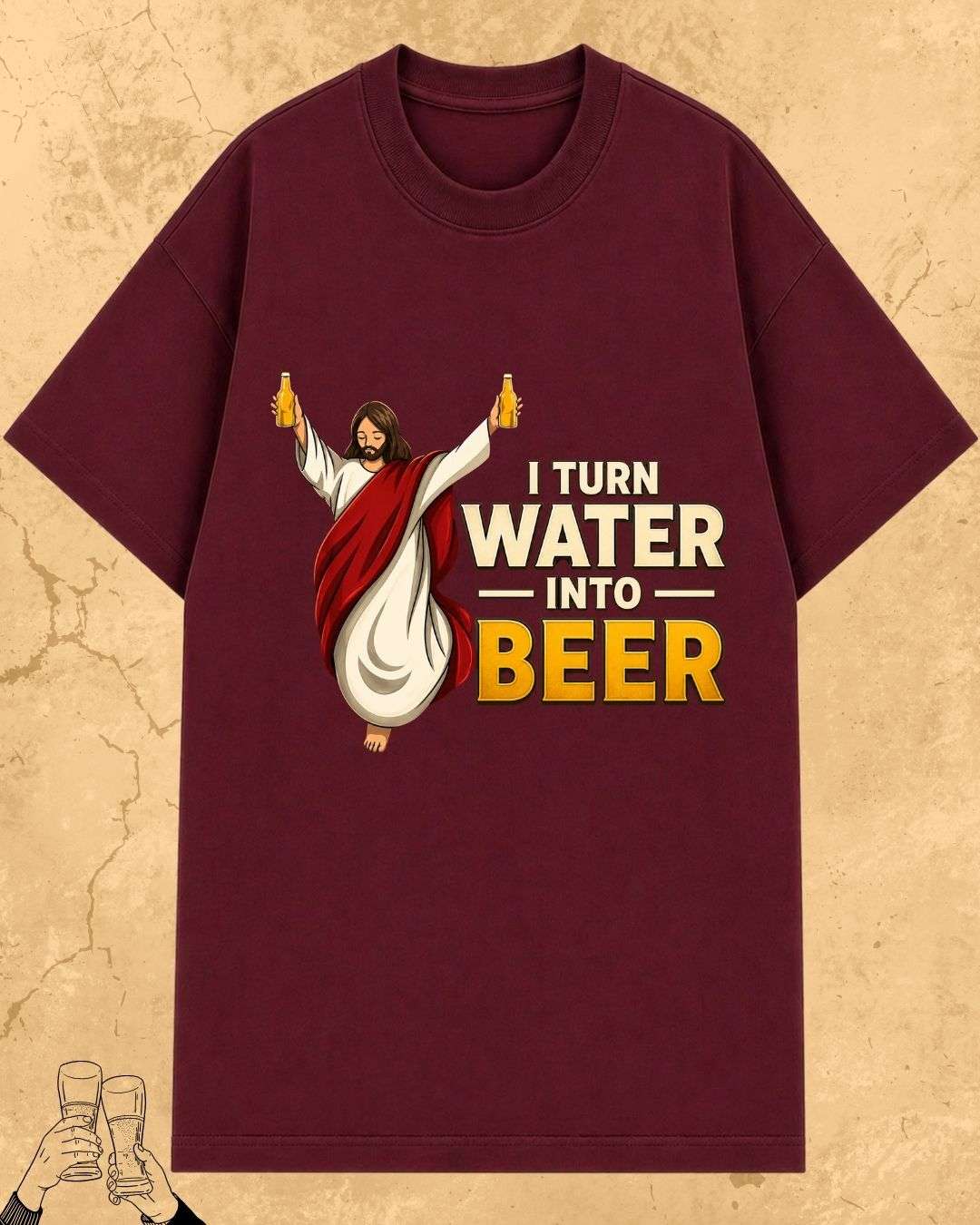 Mythic Beer Warrior Cotton T-Shirt Billien LLC 