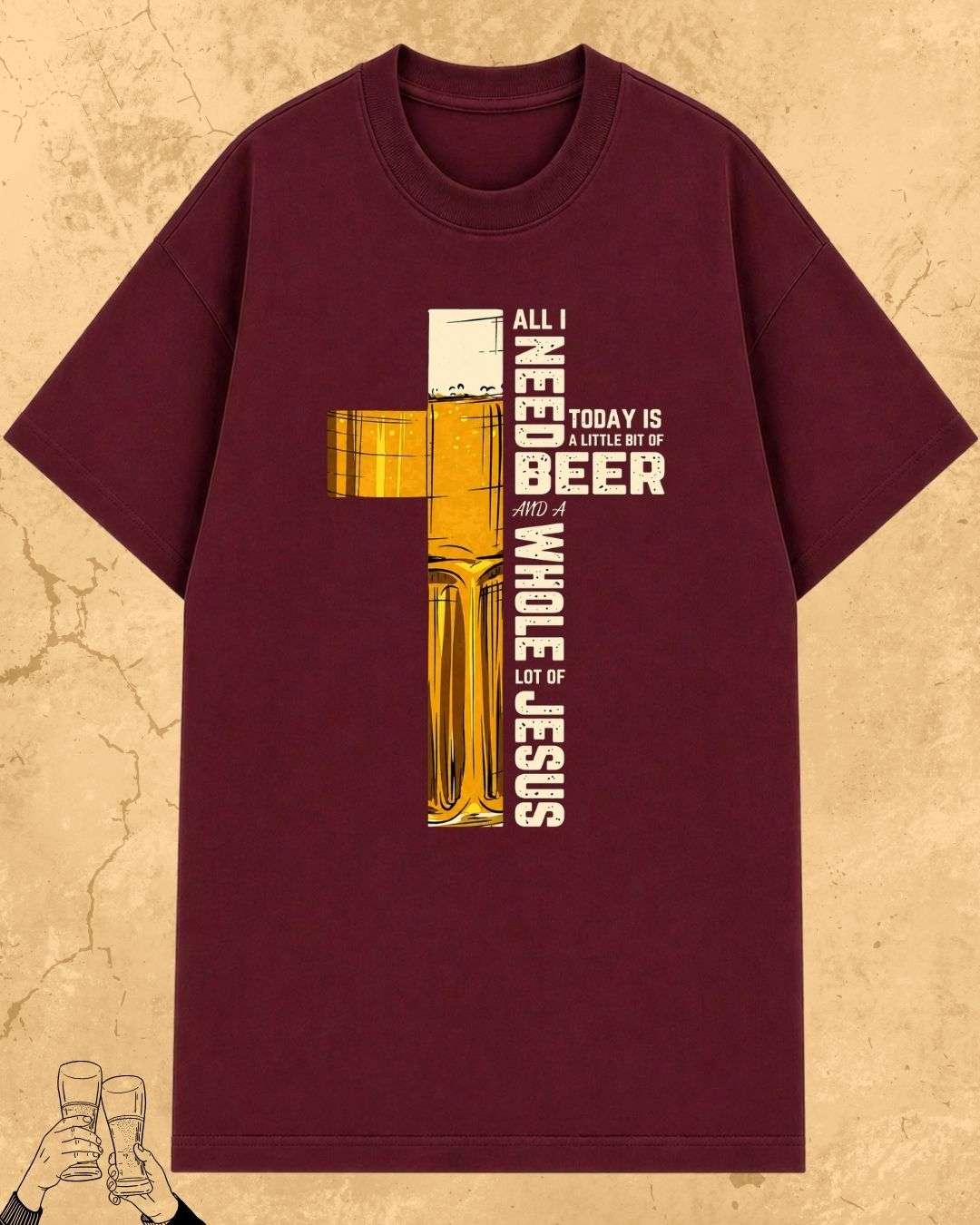 Mythic Beer Warrior Cotton T-Shirt Billien LLC 