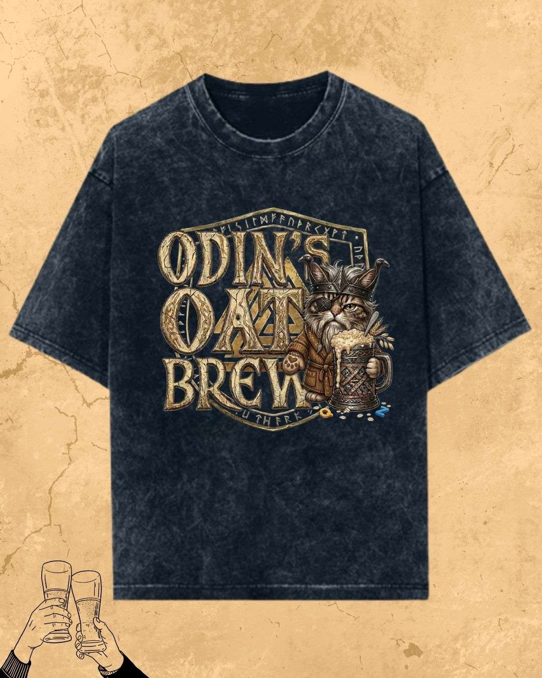 Mythic Beer Warrior Cotton T-Shirt Billien LLC 