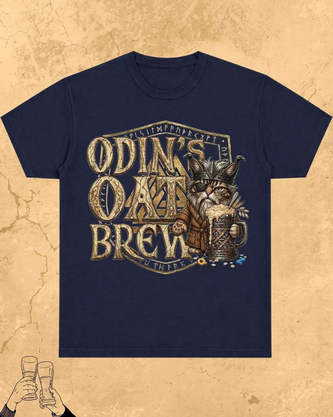 Mythic Beer Warrior Cotton T-Shirt Billien LLC 