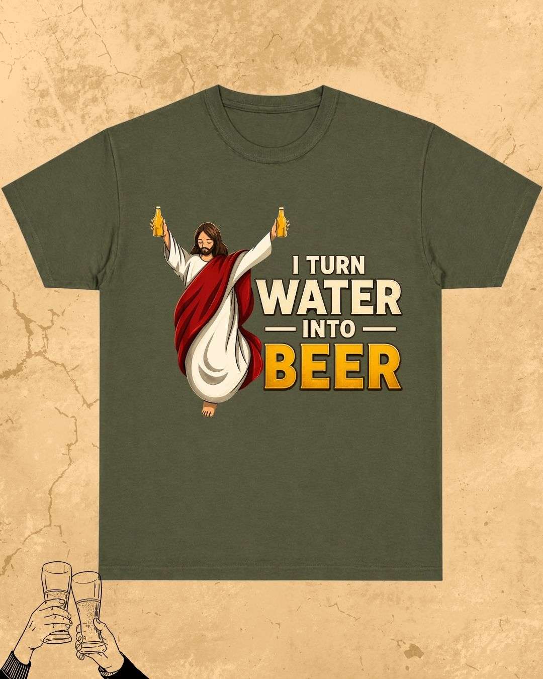 Mythic Beer Warrior Cotton T-Shirt Billien LLC 