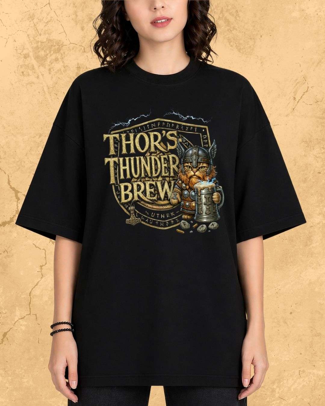 Mythic Beer Warrior Cotton T-Shirt Billien LLC 