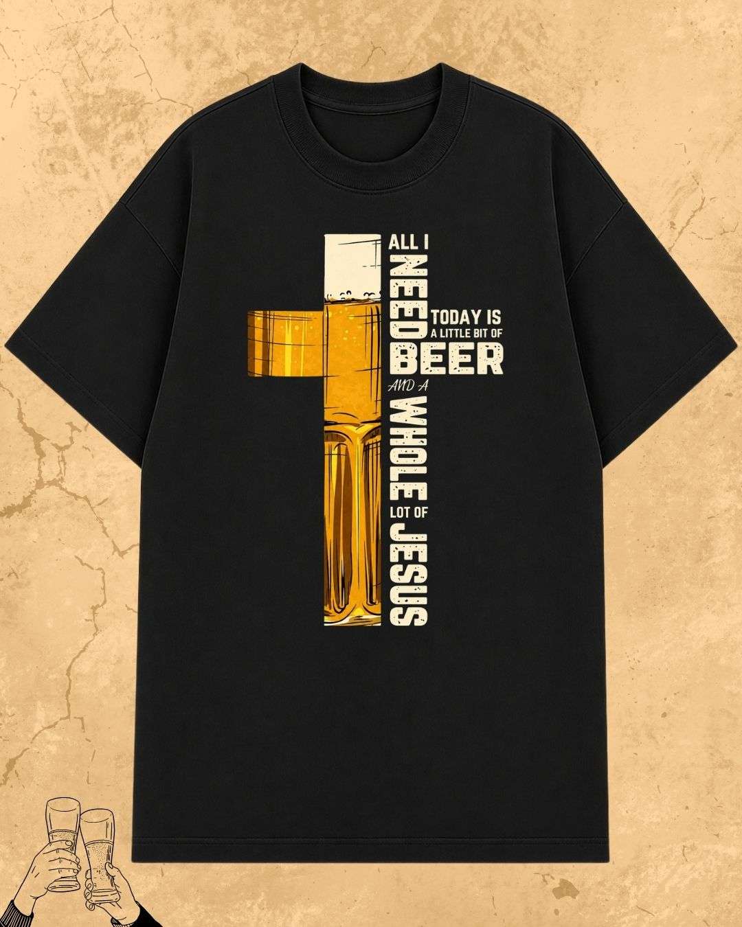Mythic Beer Warrior Cotton T-Shirt Billien LLC 