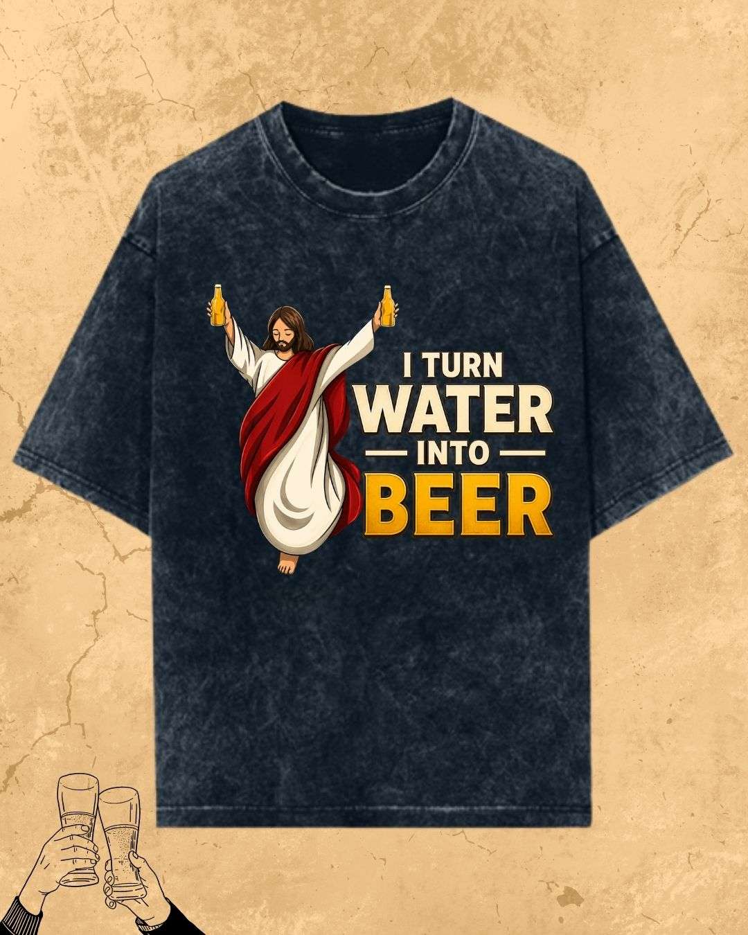 Mythic Beer Warrior Cotton T-Shirt Billien LLC 