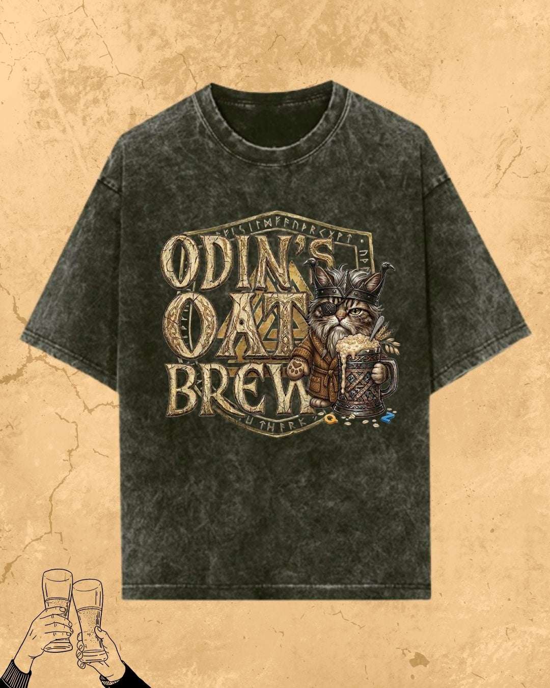 Mythic Beer Warrior Cotton T-Shirt Billien LLC 