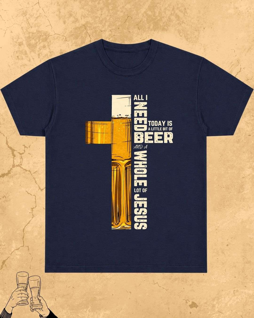Mythic Beer Warrior Cotton T-Shirt Billien LLC 