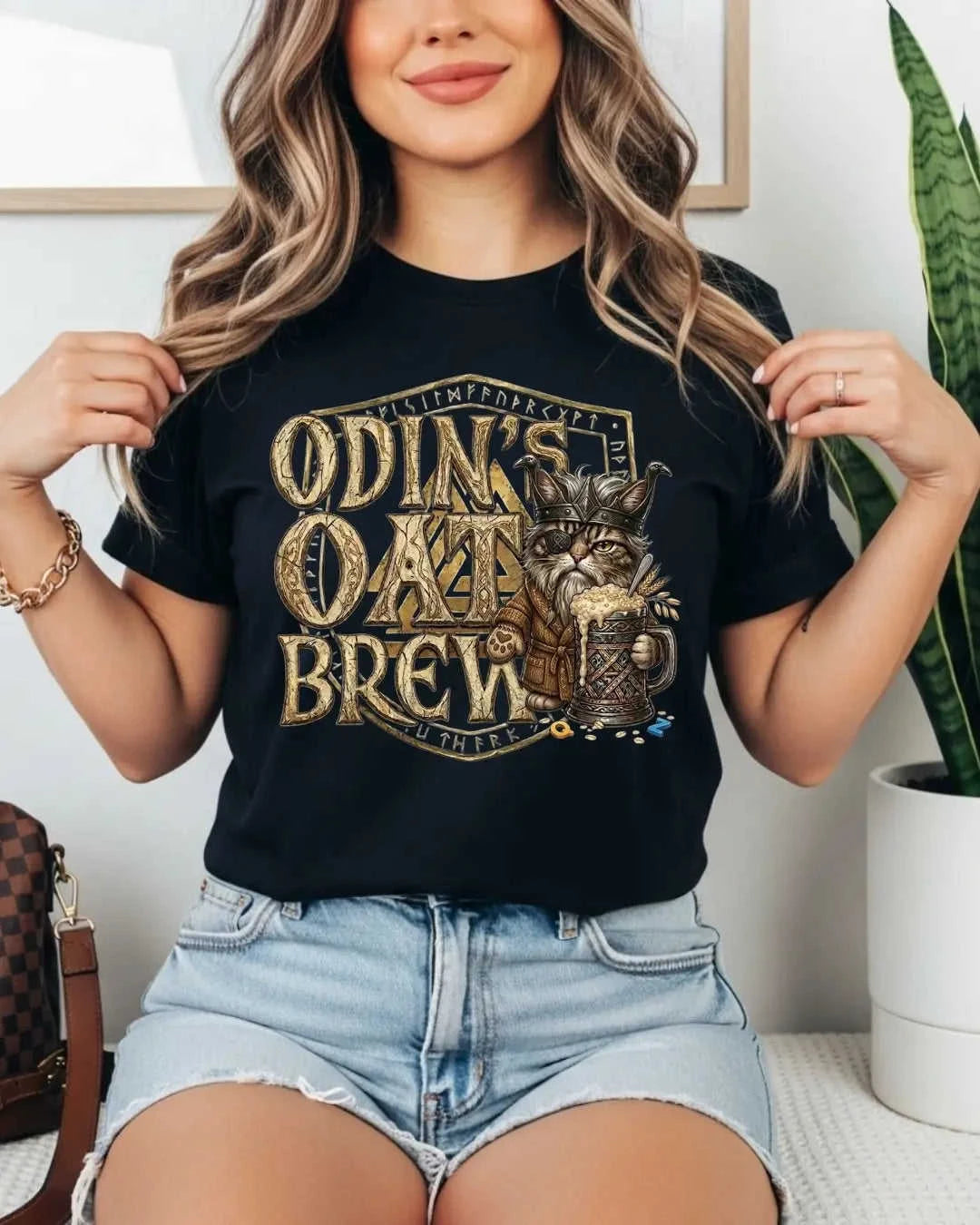 Mythic Beer Warrior Cotton T-Shirt Swiftsoul