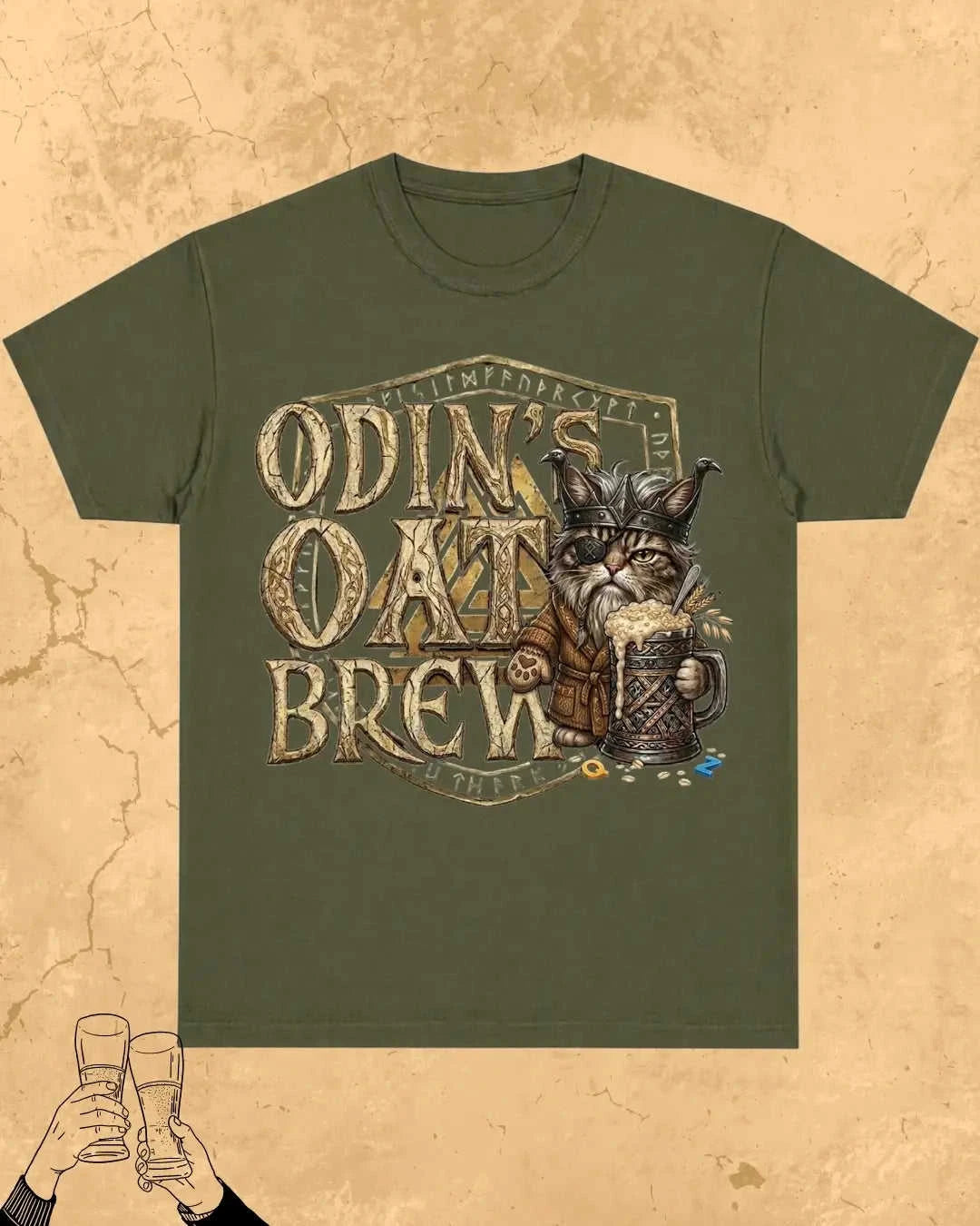 Mythic Beer Warrior Cotton T-Shirt Swiftsoul