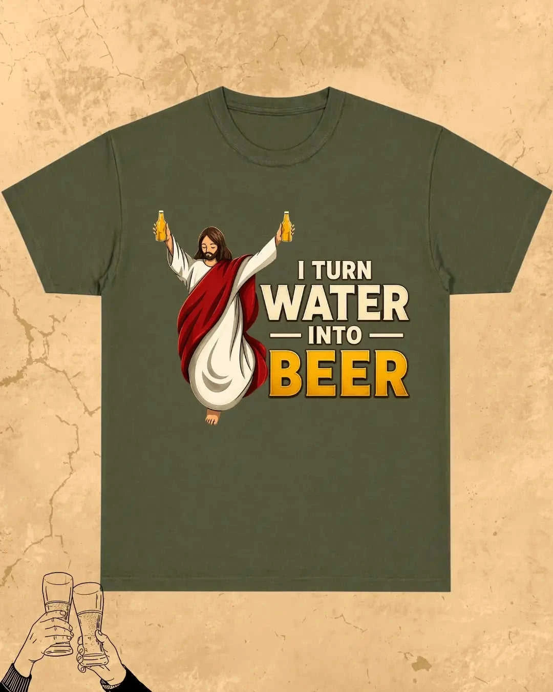 Mythic Beer Warrior Cotton T-Shirt Swiftsoul