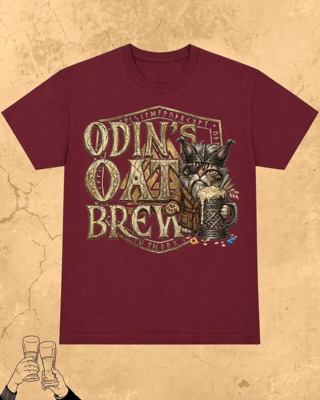 Mythic Beer Warrior Cotton T-Shirt Swiftsoul