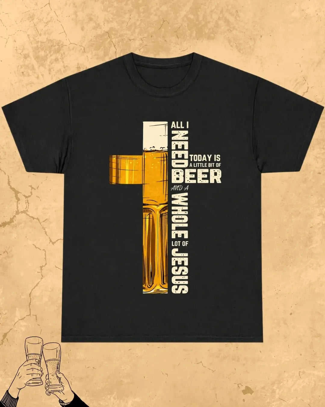 Mythic Beer Warrior Cotton T-Shirt Swiftsoul