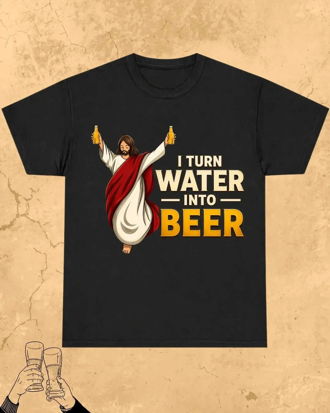 Mythic Beer Warrior Cotton T-Shirt Swiftsoul