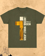 Mythic Beer Warrior Cotton T-Shirt Swiftsoul
