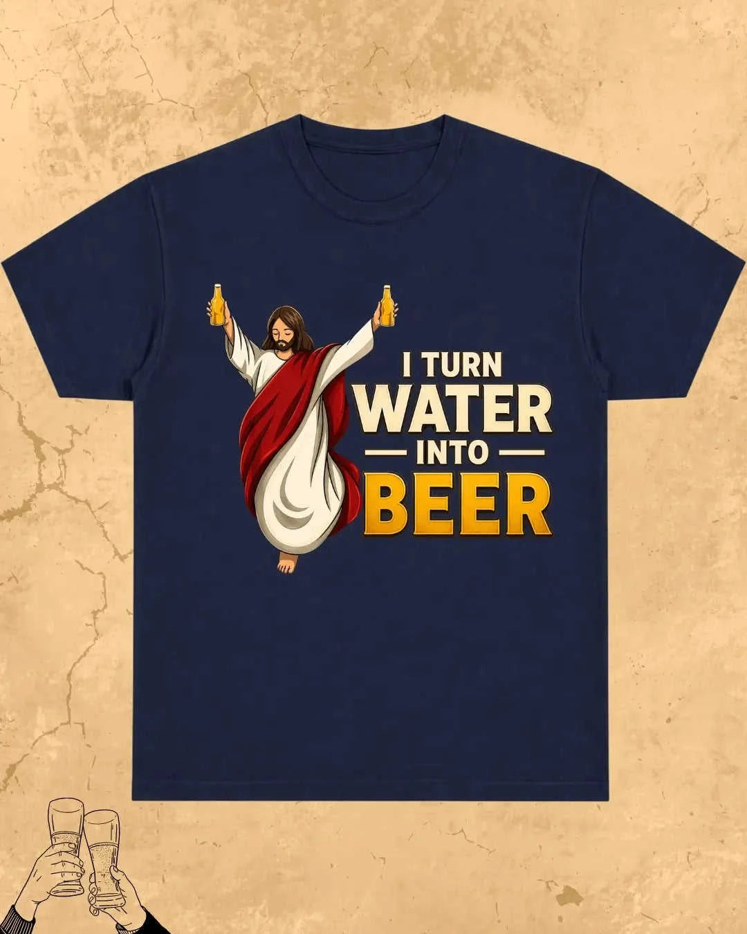 Mythic Beer Warrior Cotton T-Shirt Swiftsoul