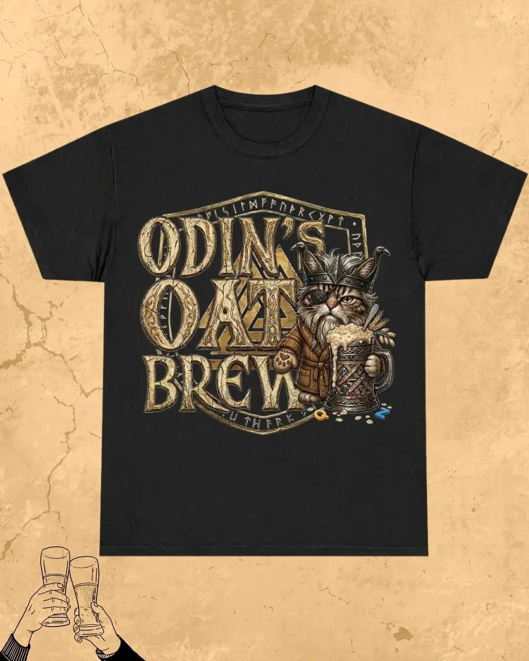 Mythic Beer Warrior Cotton T-Shirt Swiftsoul