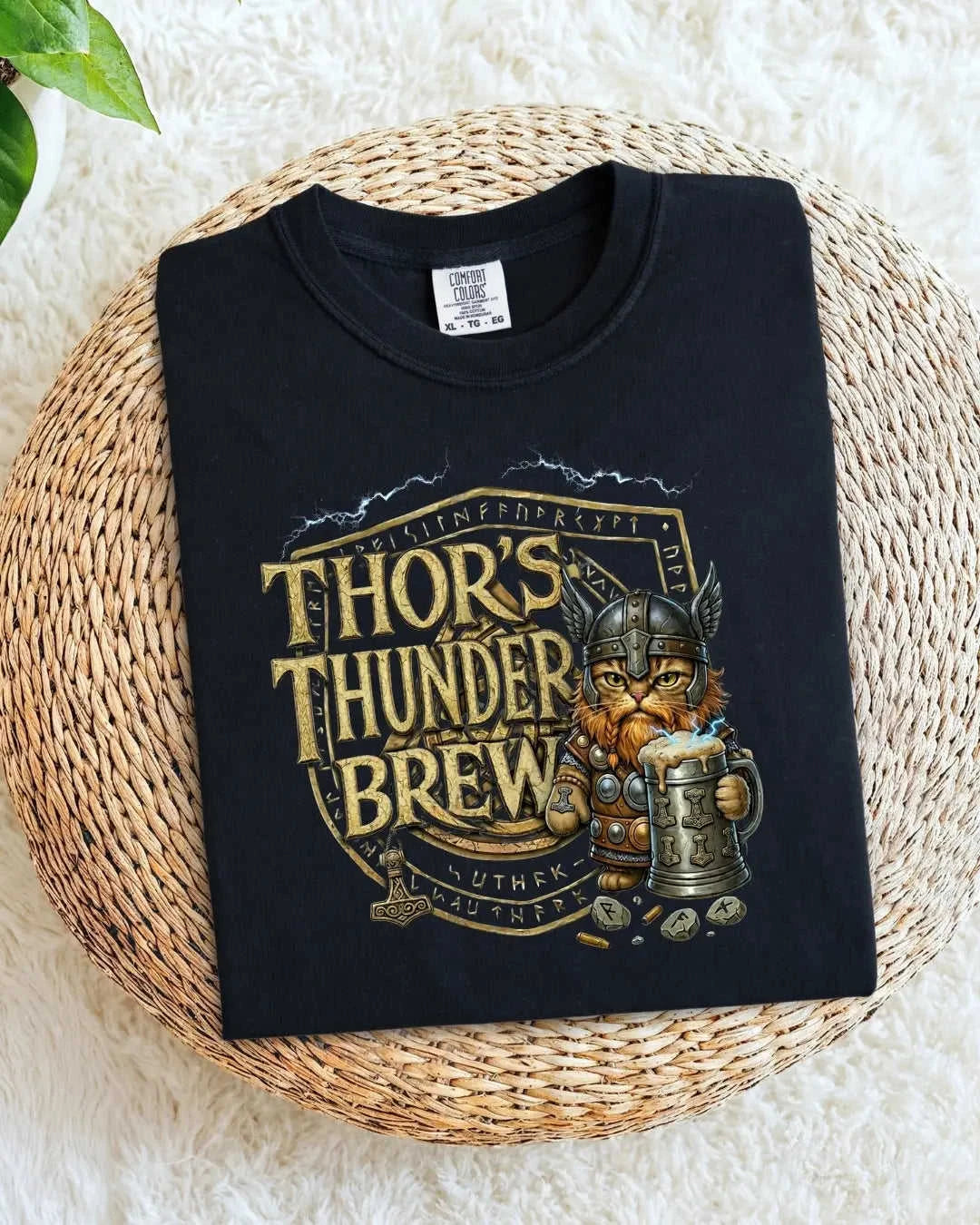 Mythic Beer Warrior Cotton T-Shirt Swiftsoul
