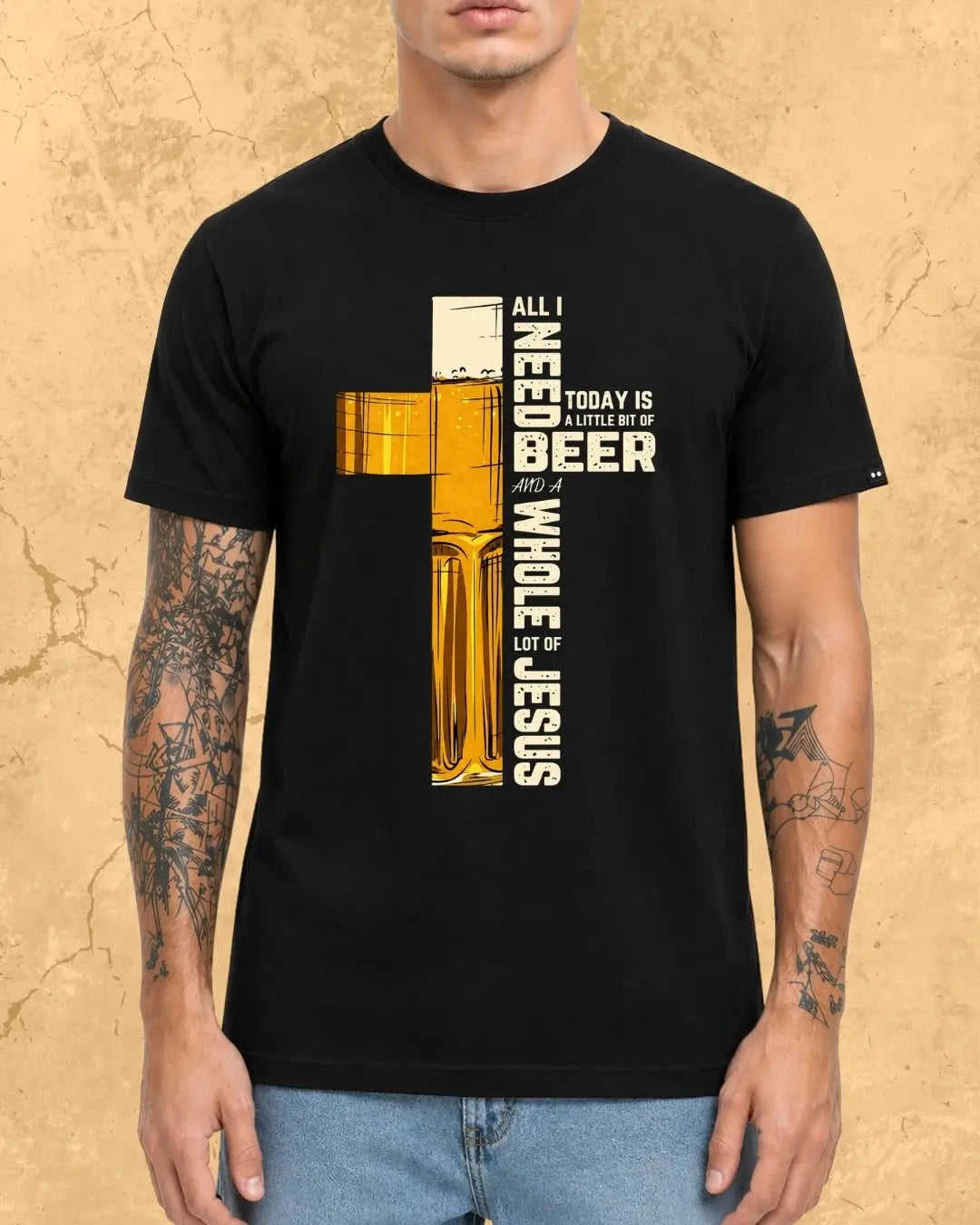 Mythic Beer Warrior Cotton T-Shirt Swiftsoul