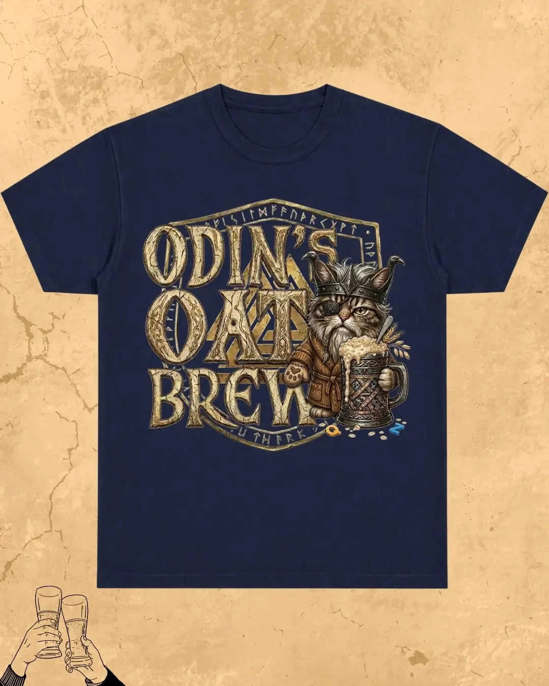 Mythic Beer Warrior Cotton T-Shirt Swiftsoul