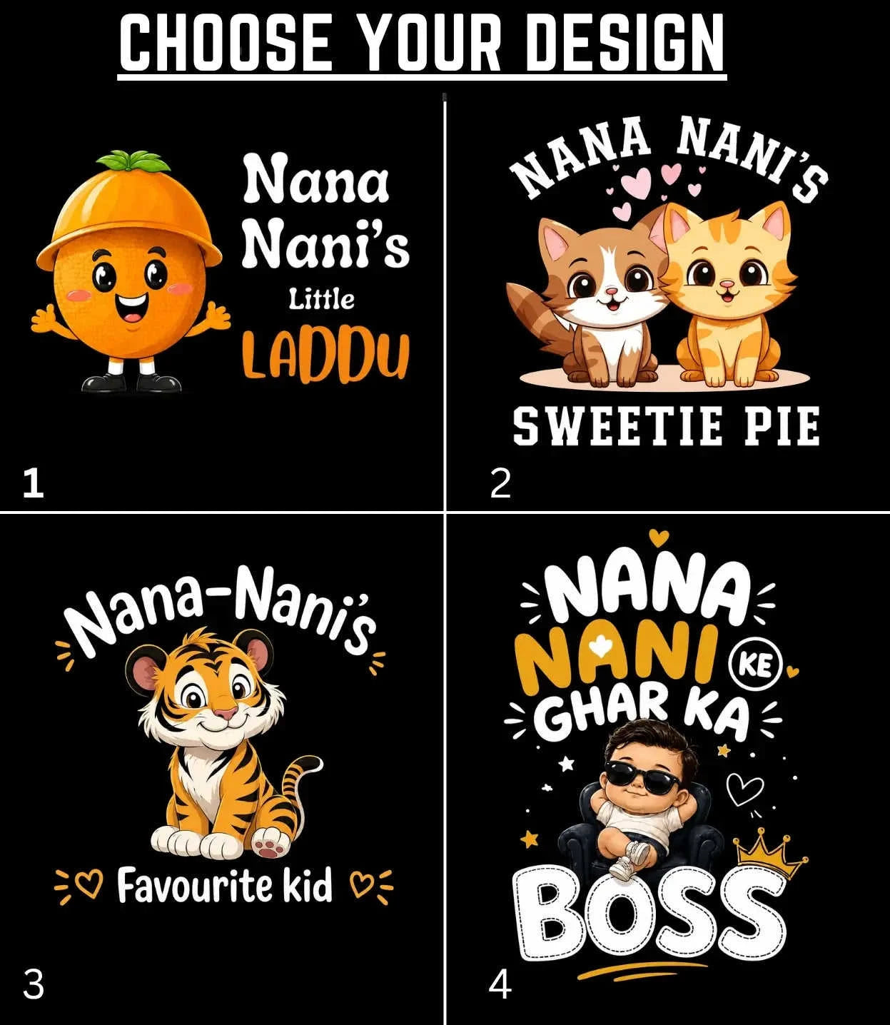 Nana & Nani's Cute Kid  Co-ord Set Swiftsoul