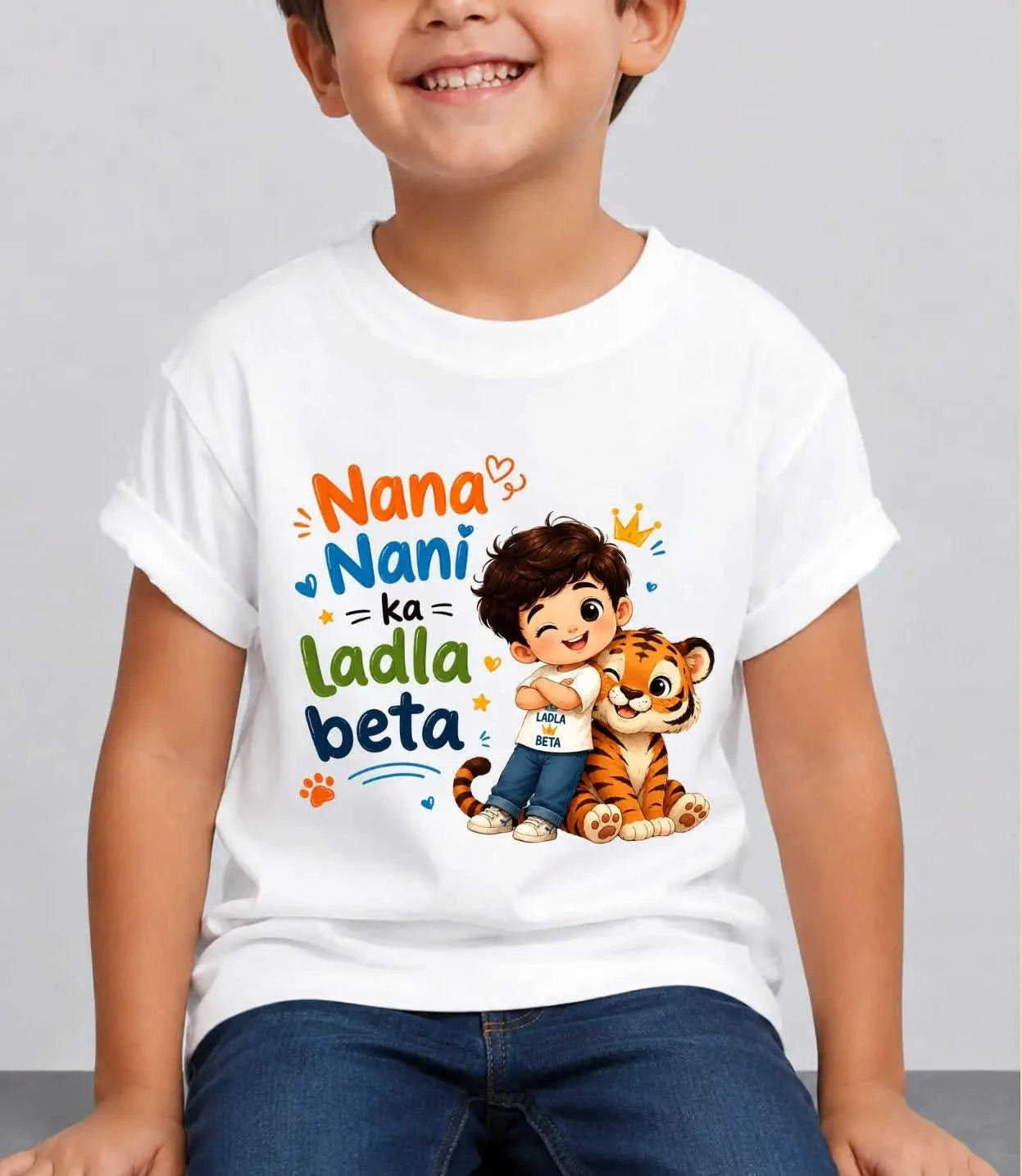 Nana & Nani's Cute  Kid Cotton Tee Swiftsoul