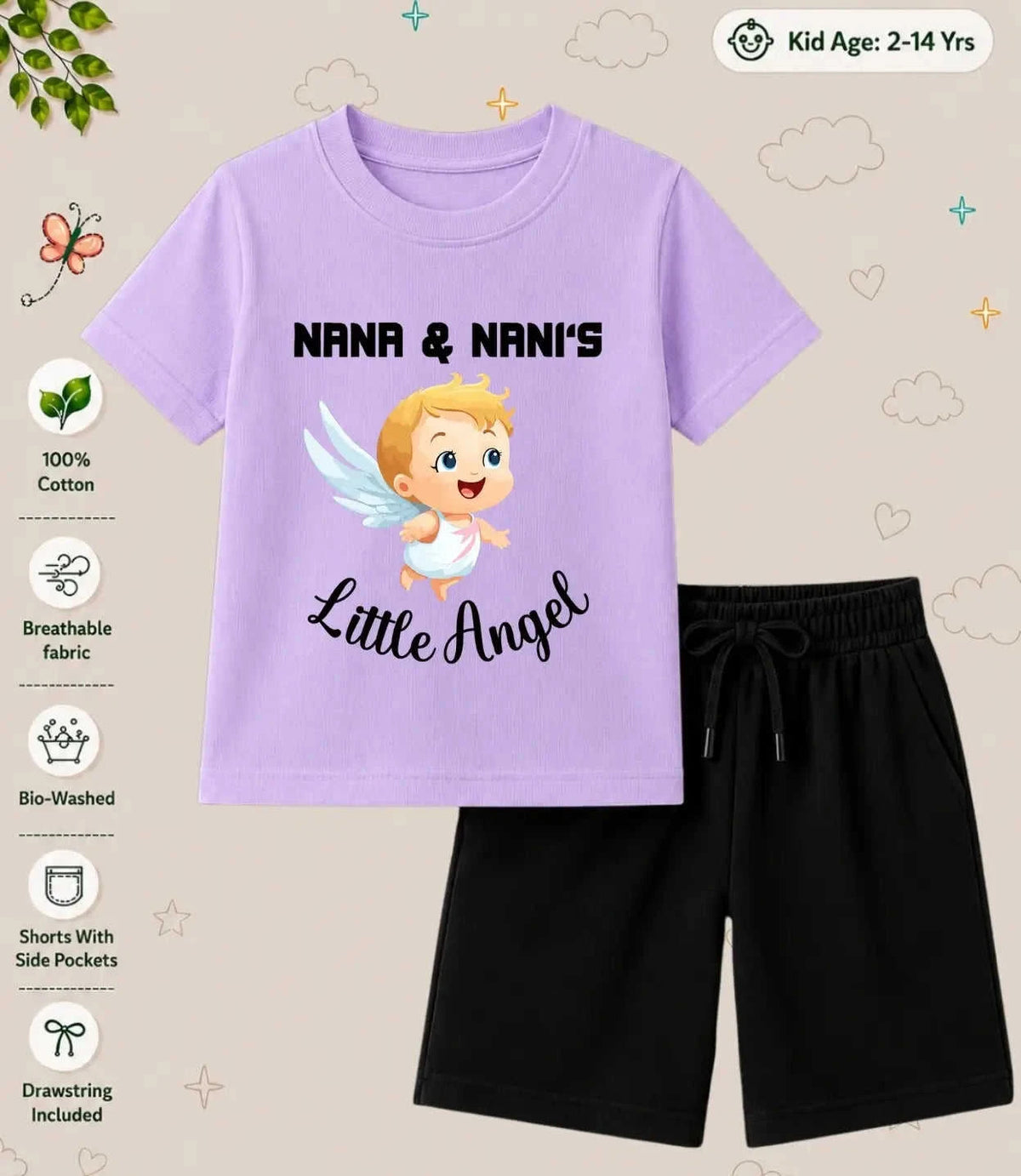 Nana & Nani's Cutie Pie Kid Co-ord Set Swiftsoul