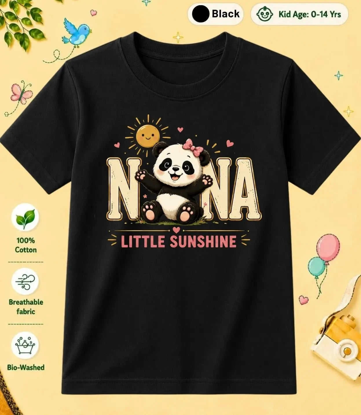 Nana & Nani's Favorite Kid Cotton Tee Swiftsoul