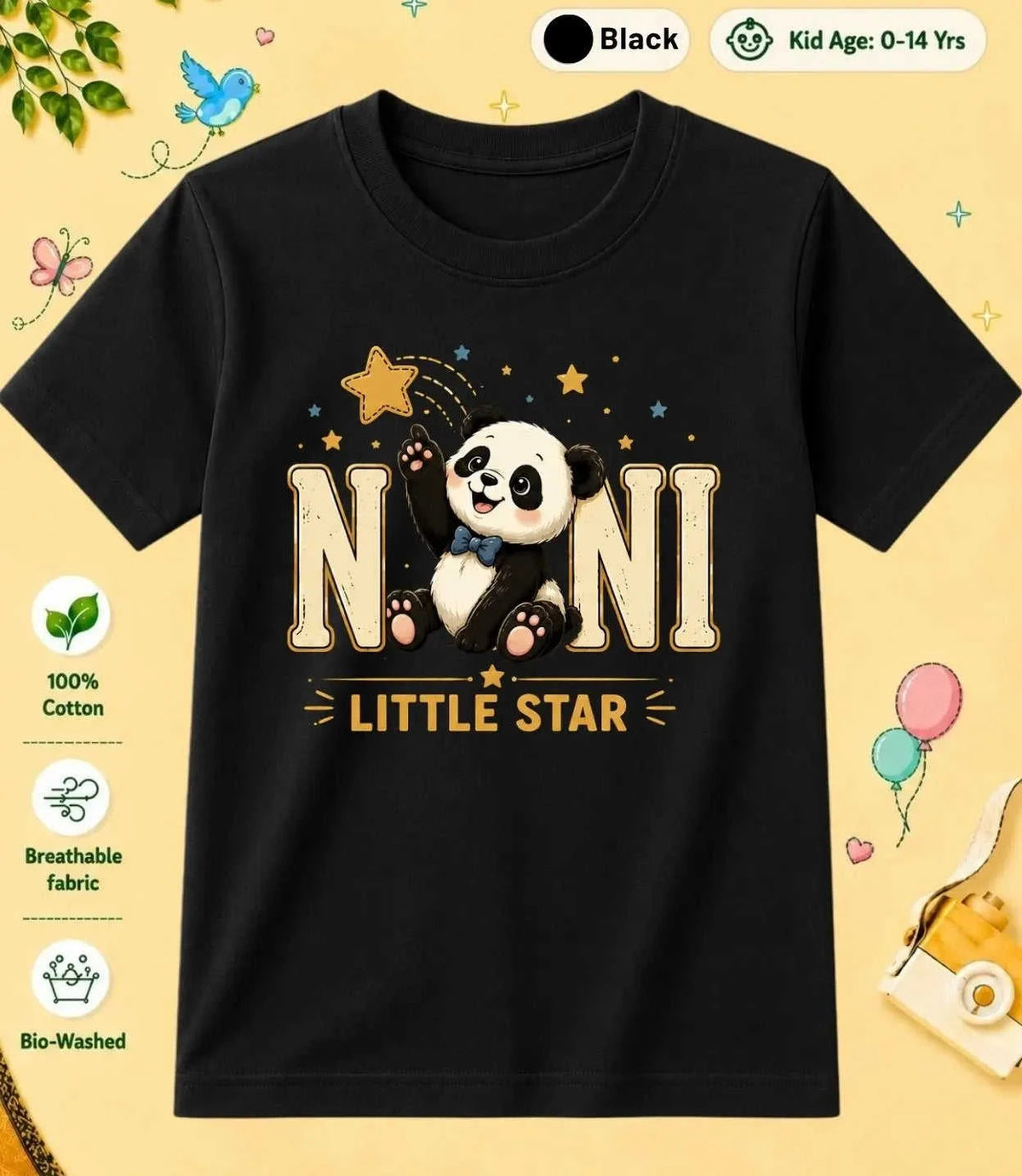 Nana & Nani's Favorite Kid Cotton Tee Swiftsoul