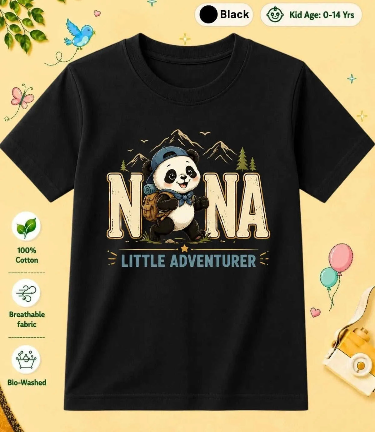 Nana & Nani's Favorite Kid Cotton Tee Swiftsoul