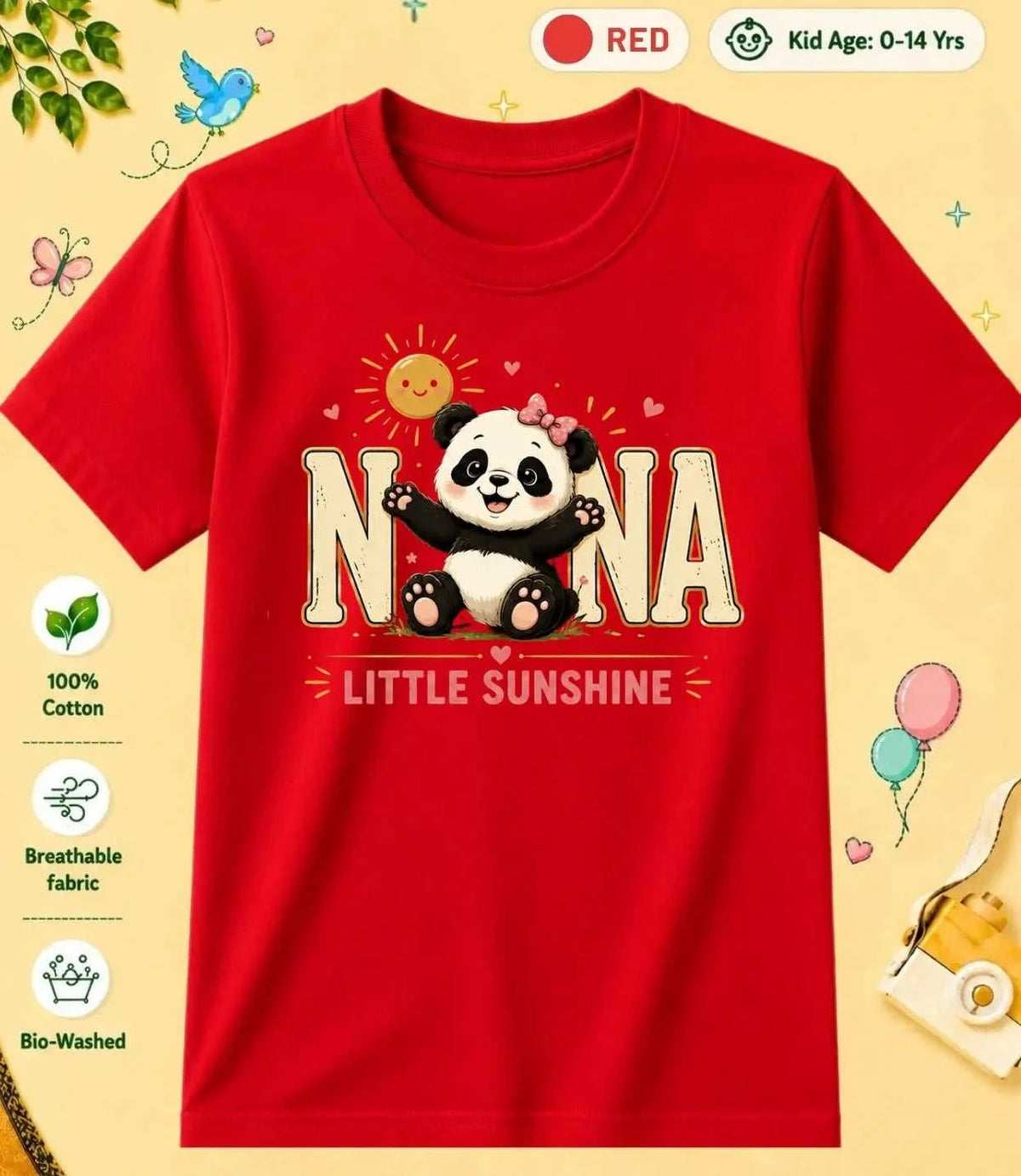 Nana & Nani's Favorite Kid Cotton Tee Swiftsoul