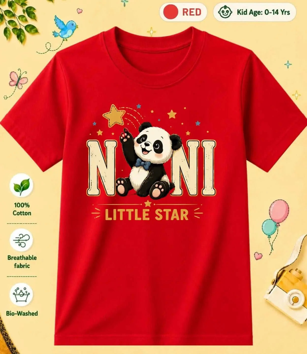 Nana & Nani's Favorite Kid Cotton Tee Swiftsoul