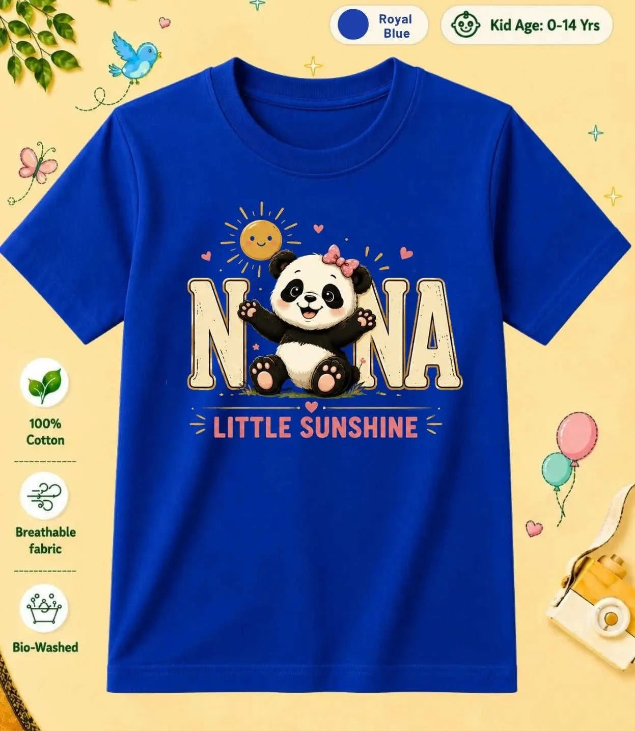 Nana & Nani's Favorite Kid Cotton Tee Swiftsoul