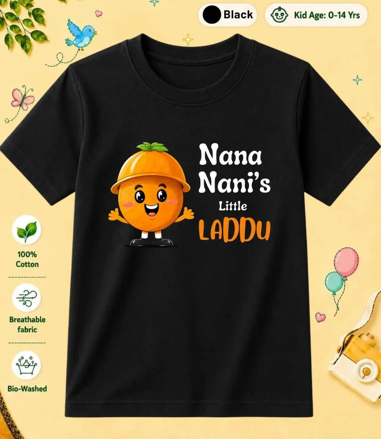 Nana & Nani's Kid Cotton Tee Swiftsoul