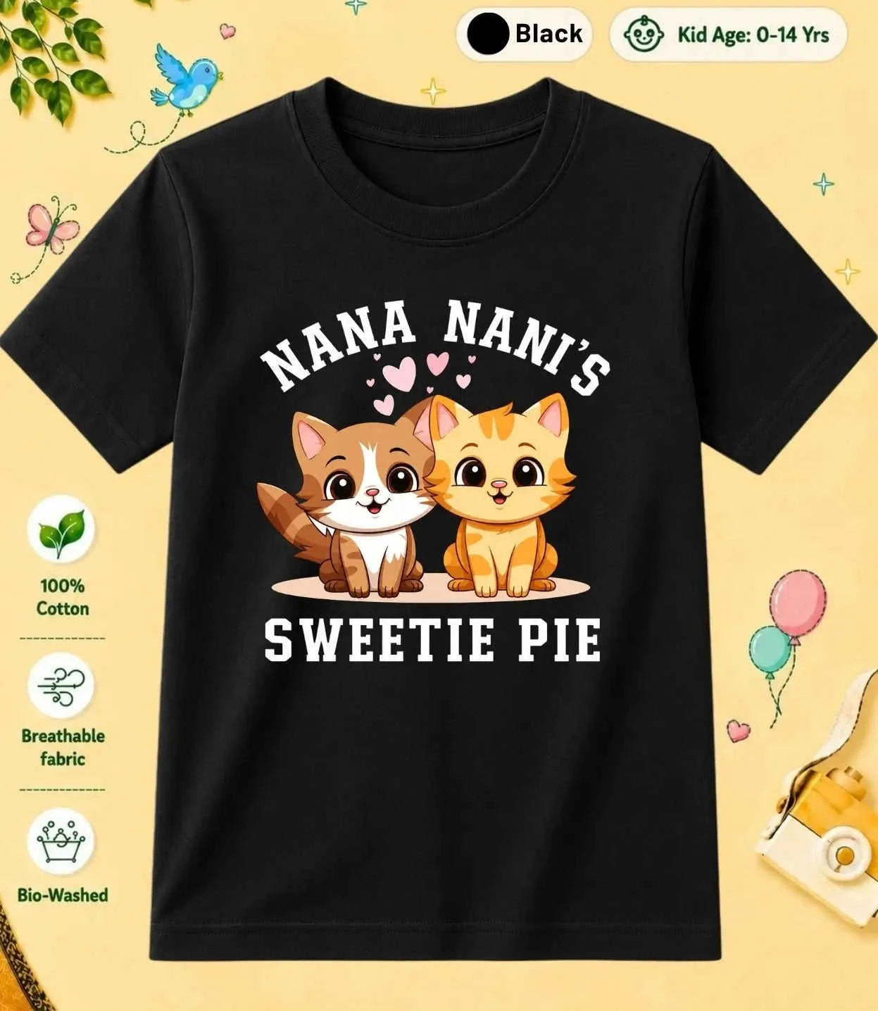 Nana & Nani's Kid Cotton Tee Swiftsoul