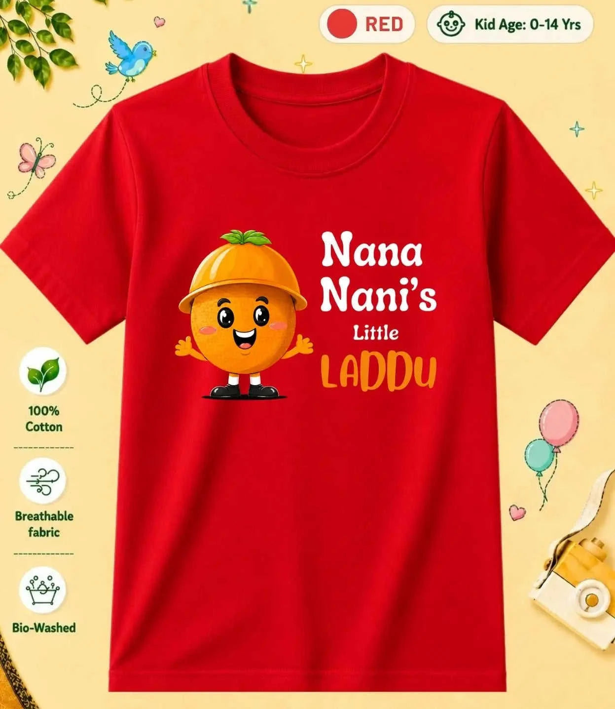 Nana & Nani's Kid Cotton Tee Swiftsoul